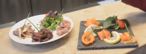 plats fumés à la maison du fumoir d'Aigues-Mortes